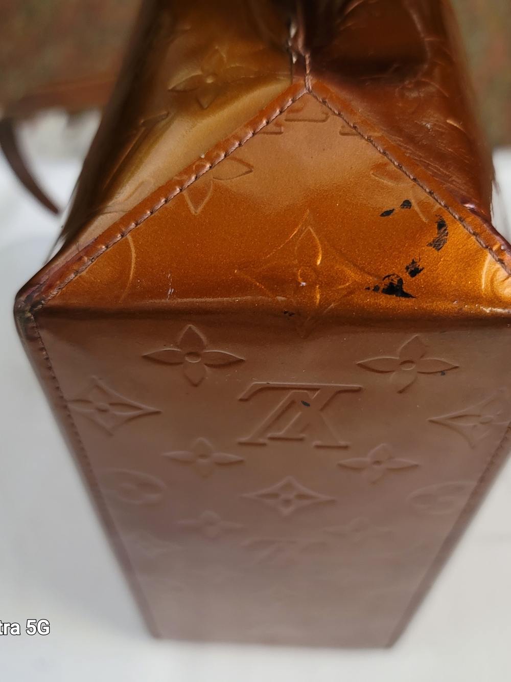 Louis Vuitton Vernis Brown Monogram Alma-Style Tote - Picture 7 of 15